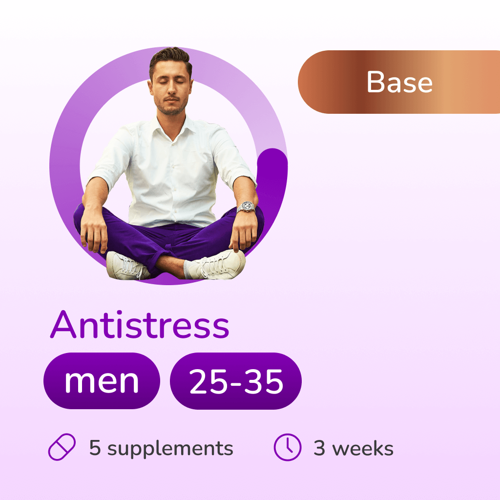 Antistress base for men 25-35 years old