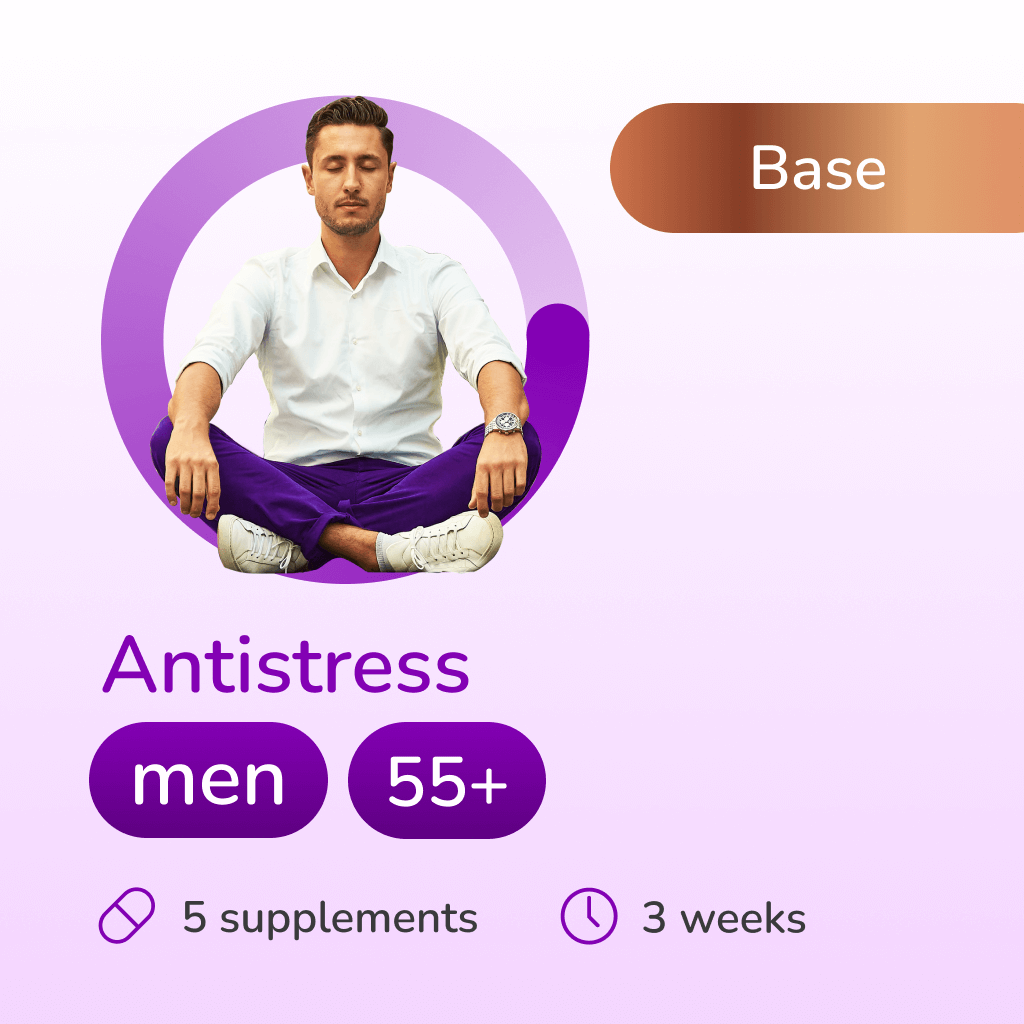 Antistress base for men 55+ years old