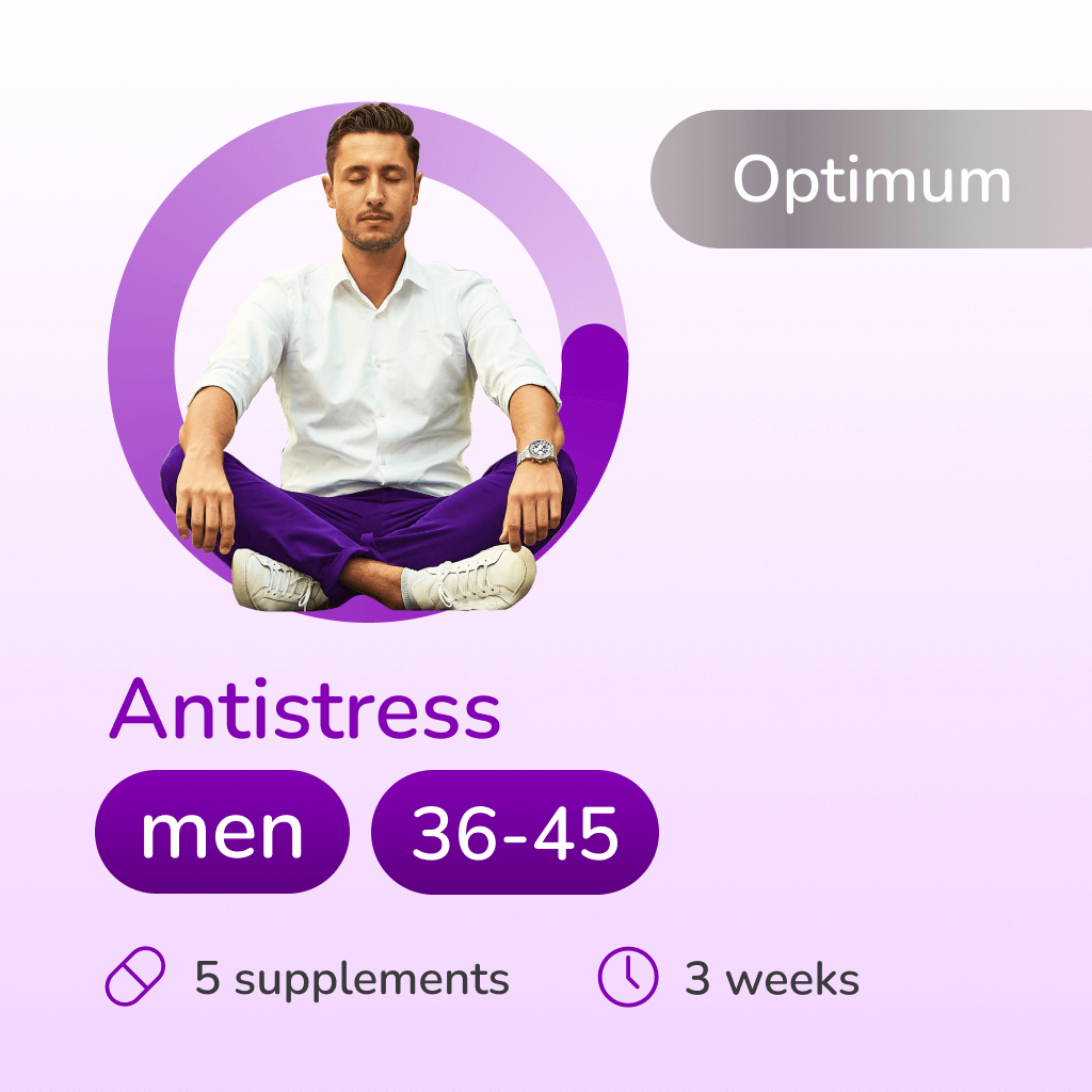 Antistress optimum for men 36-45 years old