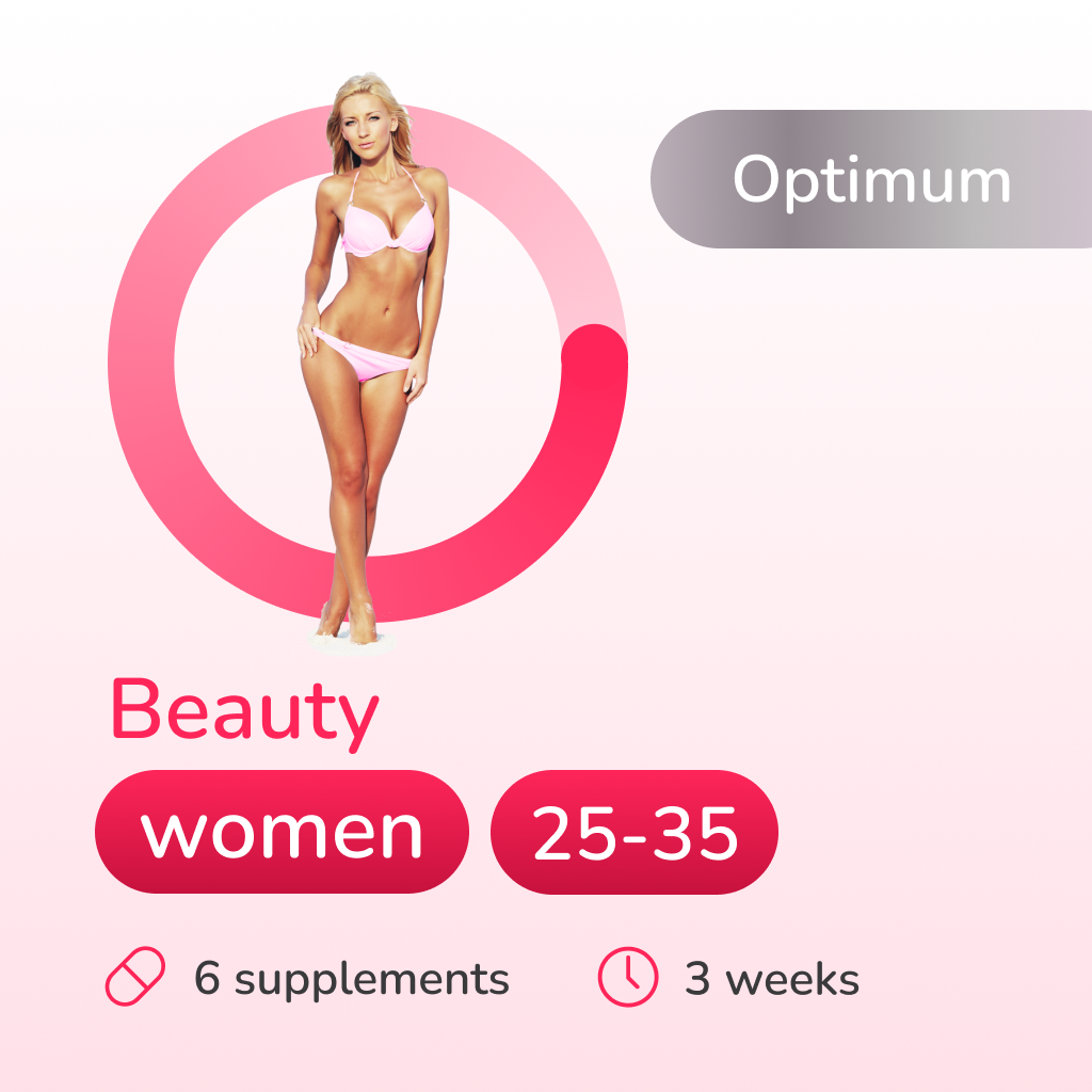 Beauty optimum for women 25-35 years old