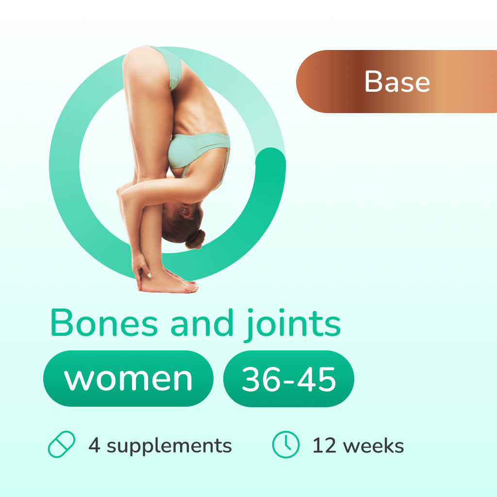 Bones and joints base for women 36-45 years old
