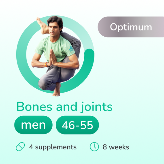 Bones and joints optimum for men 46-55 years old