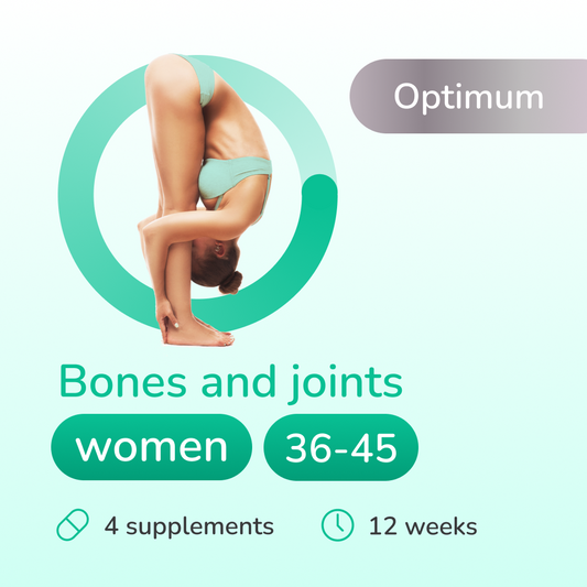 Bones and joints optimum for women 36-45 years old