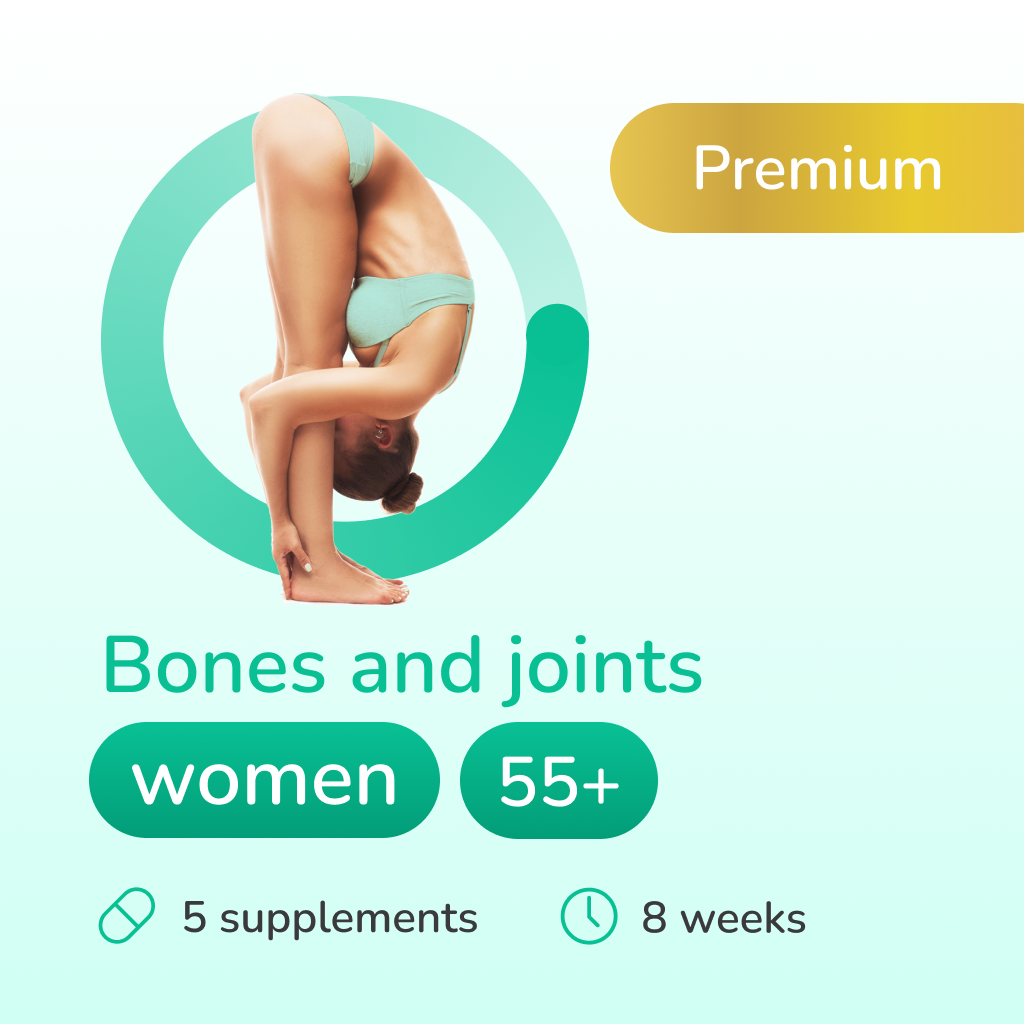 Bones and joints premium for women 55+ years old