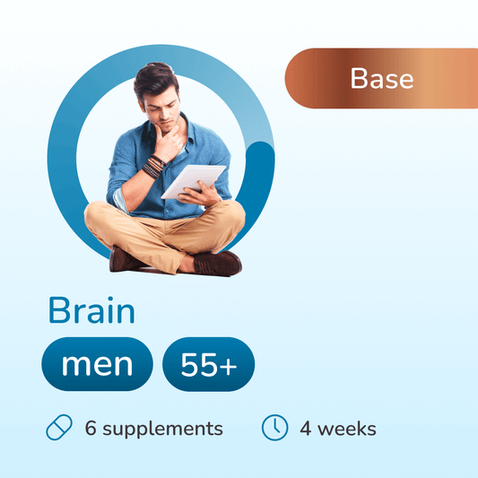 Brain base for men 55+ years old