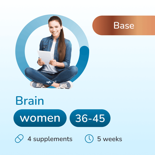 Brain base for women 36-45 years old