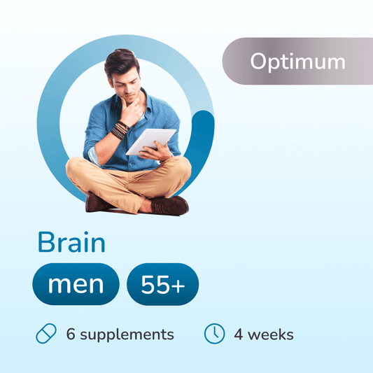 Brain optimum for men 55+ years old