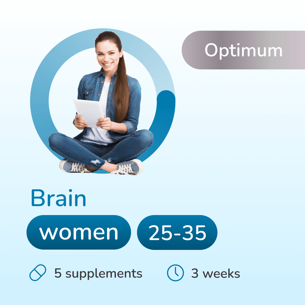Brain optimum for women 25-35 years old