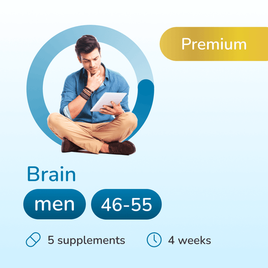 Brain premium for men 46-55 years old