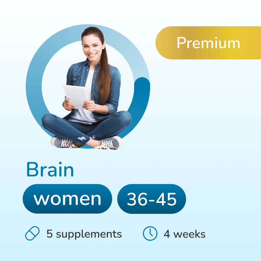 Brain premium for women 36-45 years old