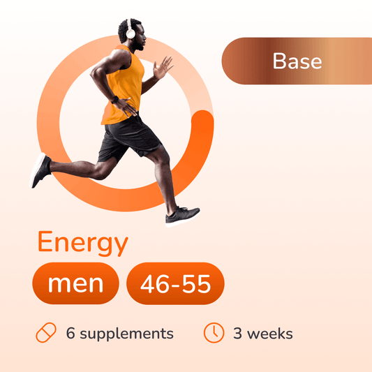 Energy base for men 46-55 years old