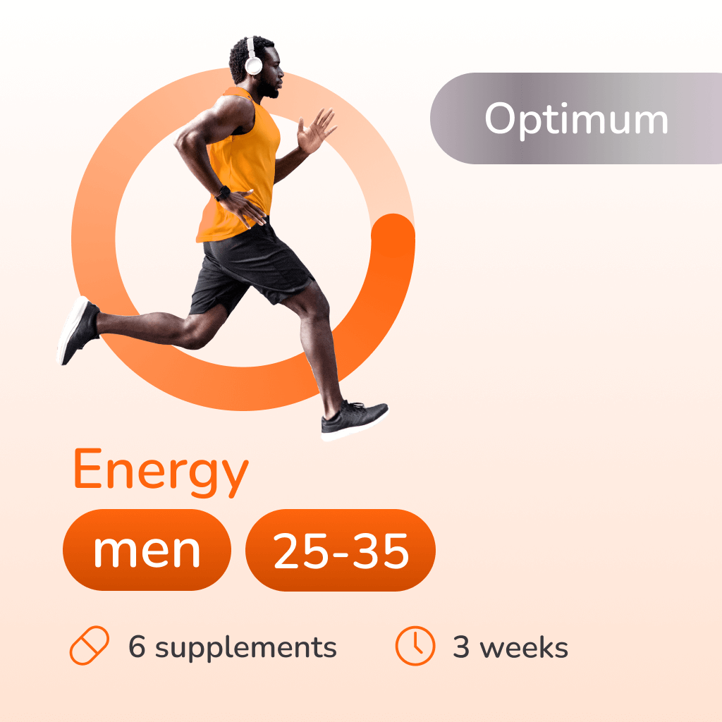 Energy optimum for men 25-35 years old