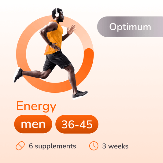 Energy optimum for men 36-45 years old