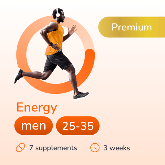 Energy premium for men 25-35 years old