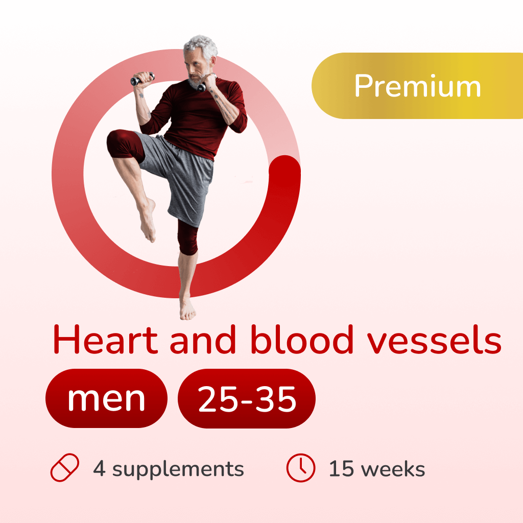 Heart and blood vessels premium for men 25-35 years old