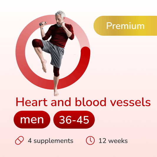 Heart and blood vessels premium for men 36-45 years old
