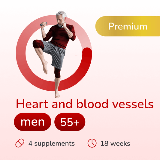 Heart and blood vessels premium for men 55+ years old