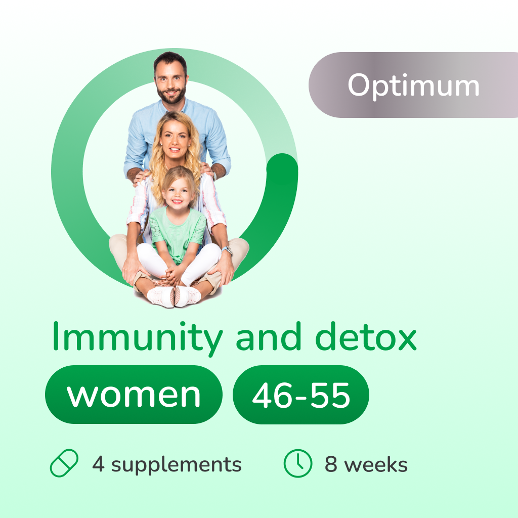 Immunity and detox optimum for women 46-55 years old