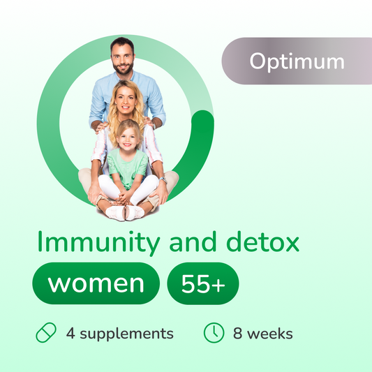 Immunity and detox optimum for women 55+ years old