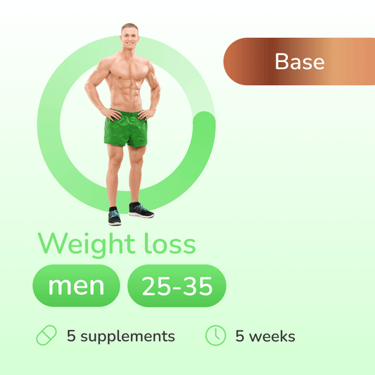 Weight loss base for men 25-35 years old