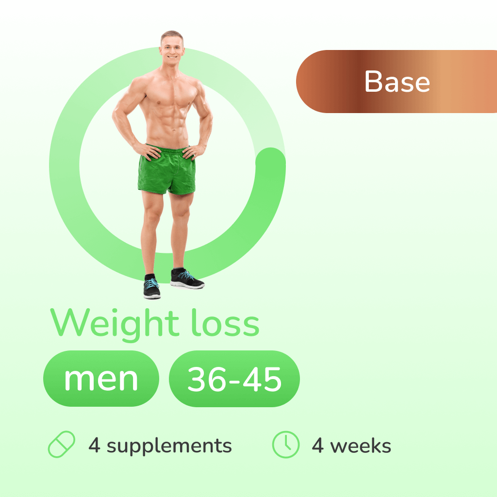Weight loss base for men 36-45 years old