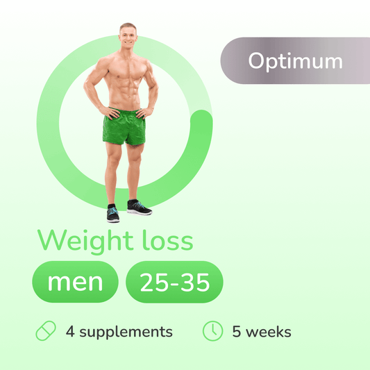Weight loss optimum for men 25-35 years old