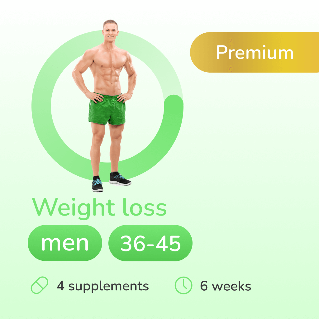 Weight loss premium for men 36-45 years old
