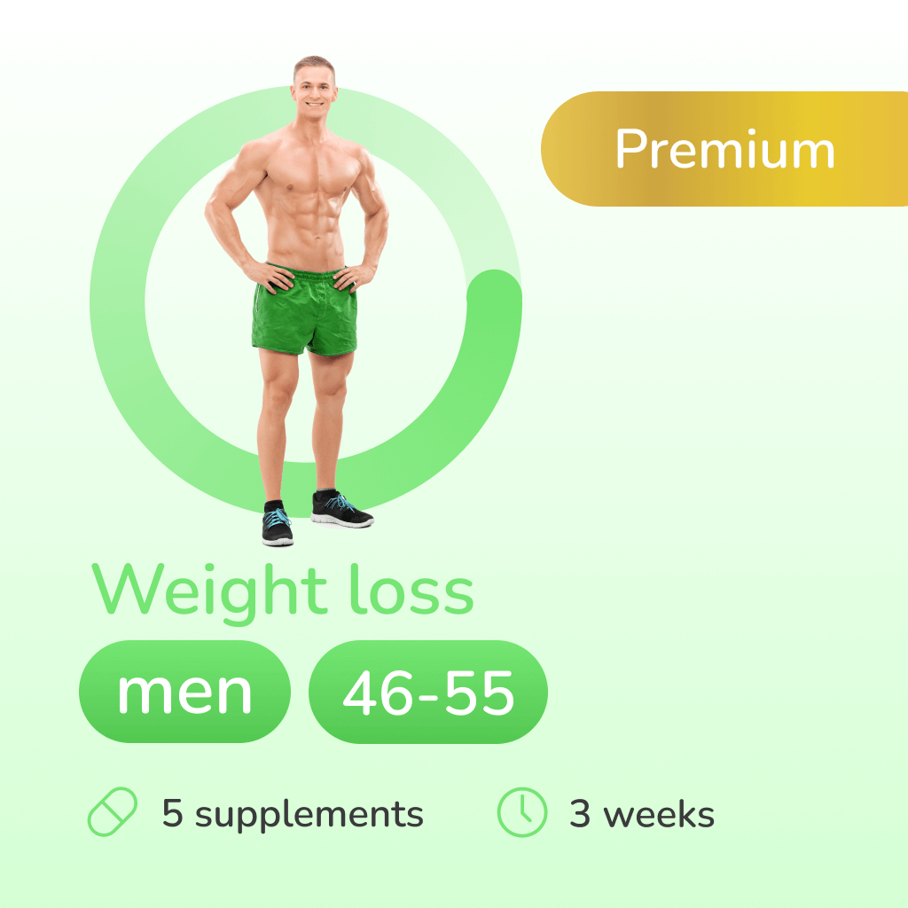 Weight loss premium for men 46-55 years old